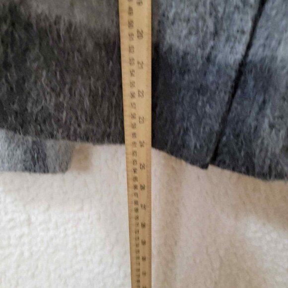 Talbots Jacket Full Zip with Collar Womens Medium Gray Pockets Blended Materials - Picture 10 of 10